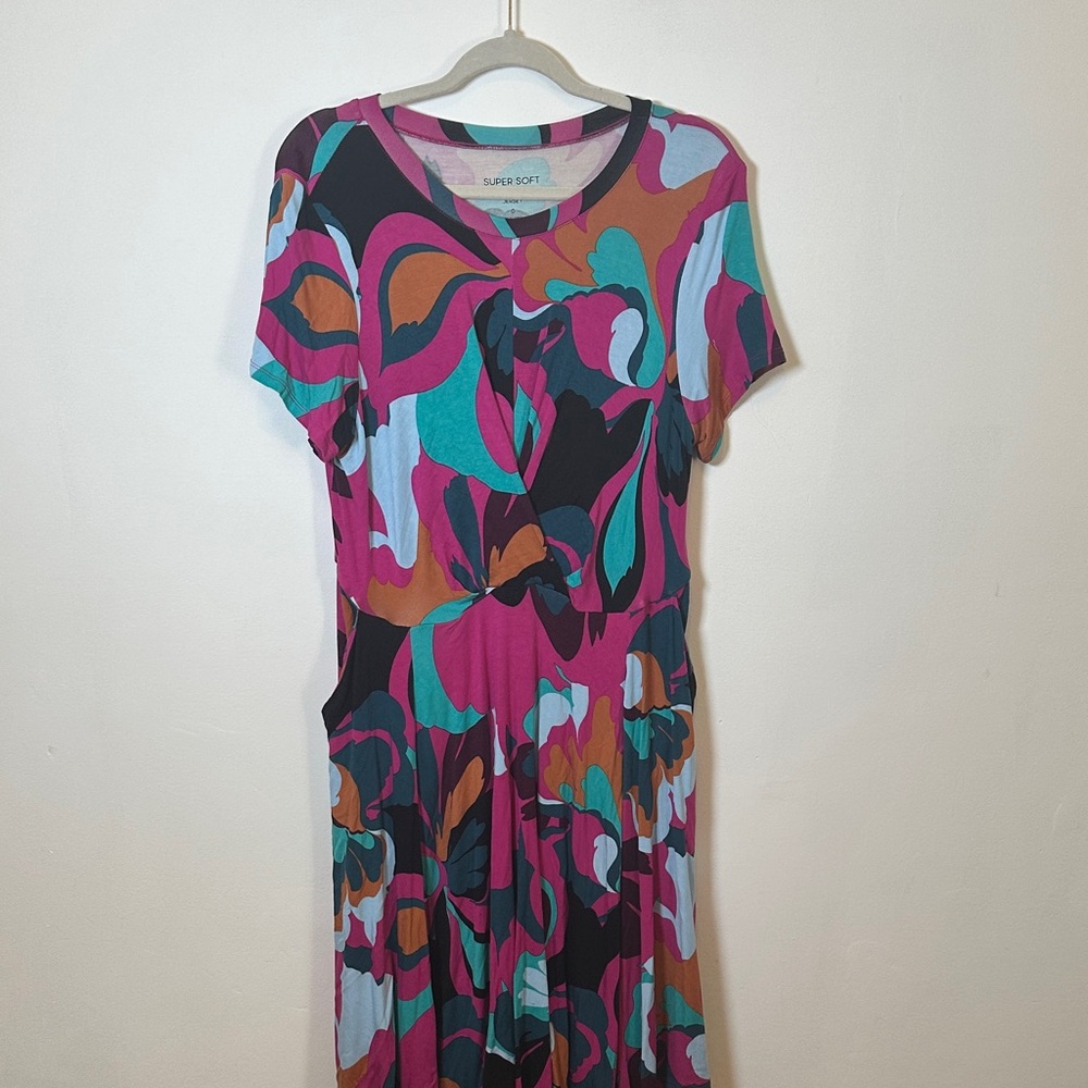 Torrid Size 0 L Multicolored Abstract Print Dress